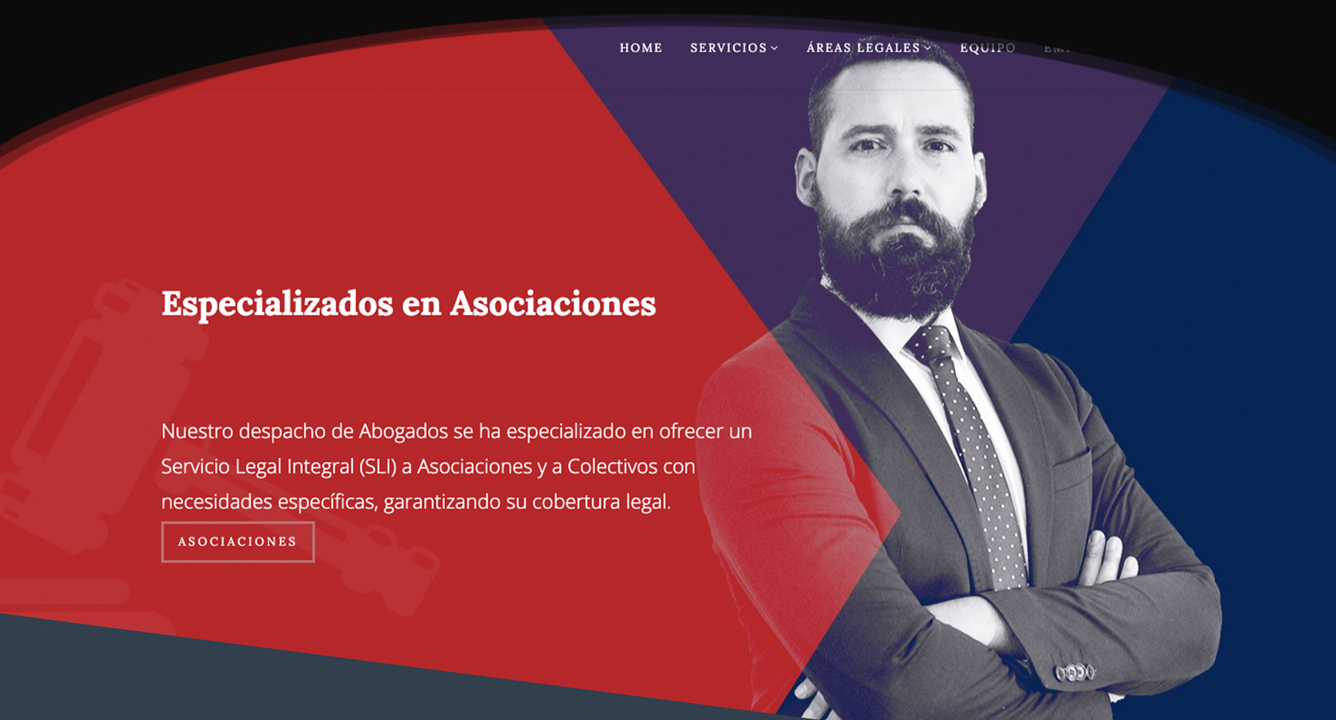 Cabecera web Vegas Legal