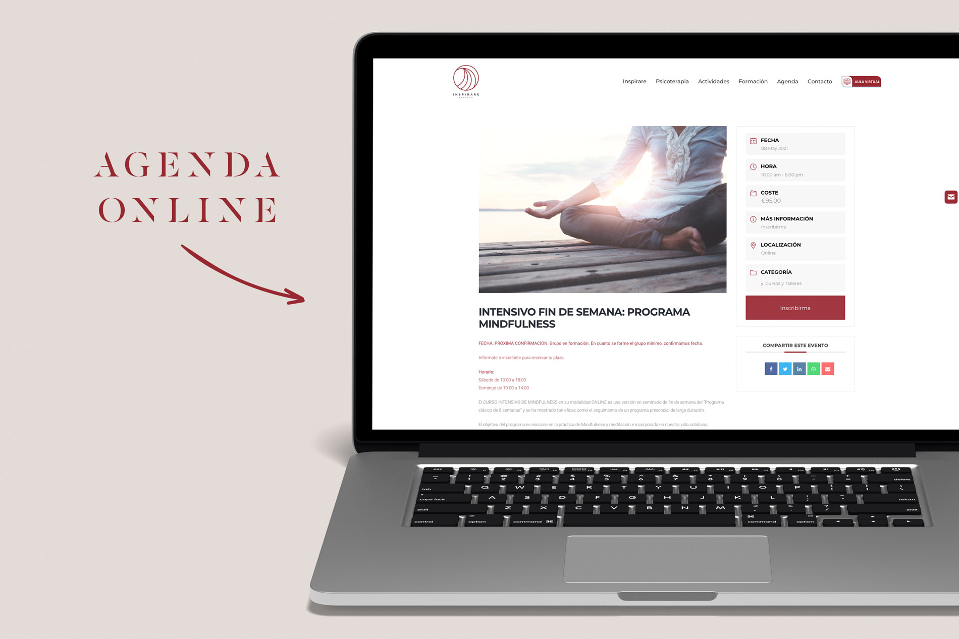 Ejemplo agenda online