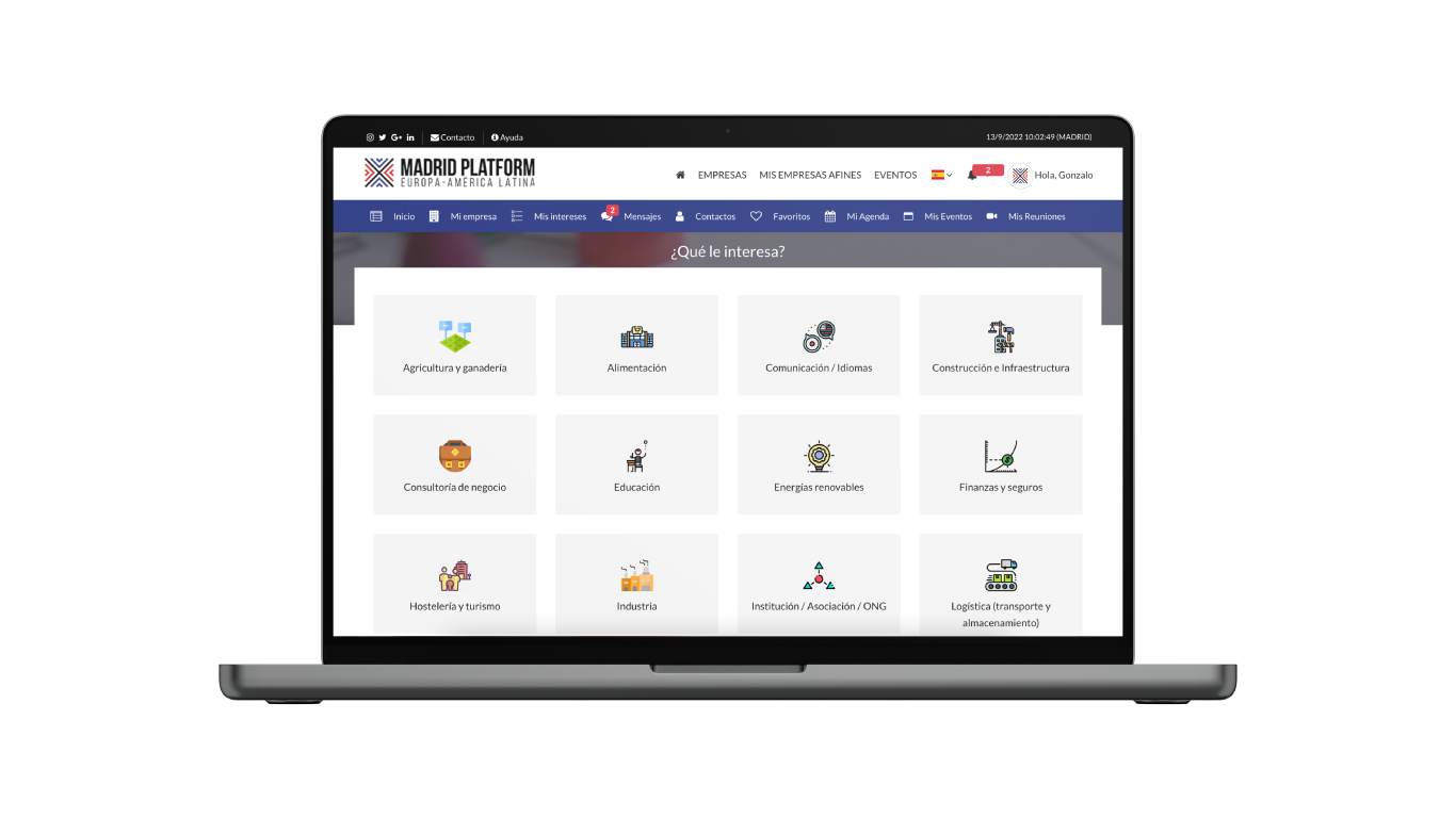 plataforma web a medida paso 1