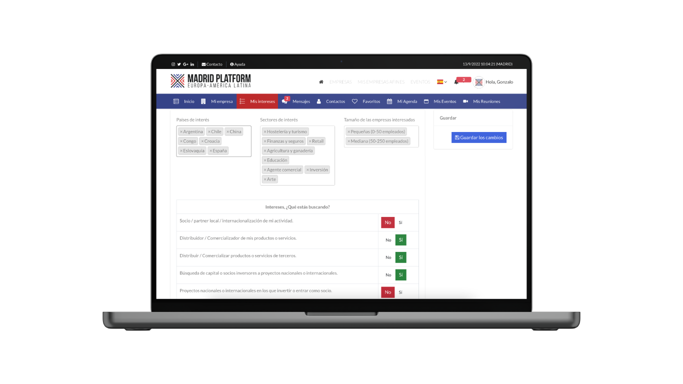plataforma web a medida paso 2