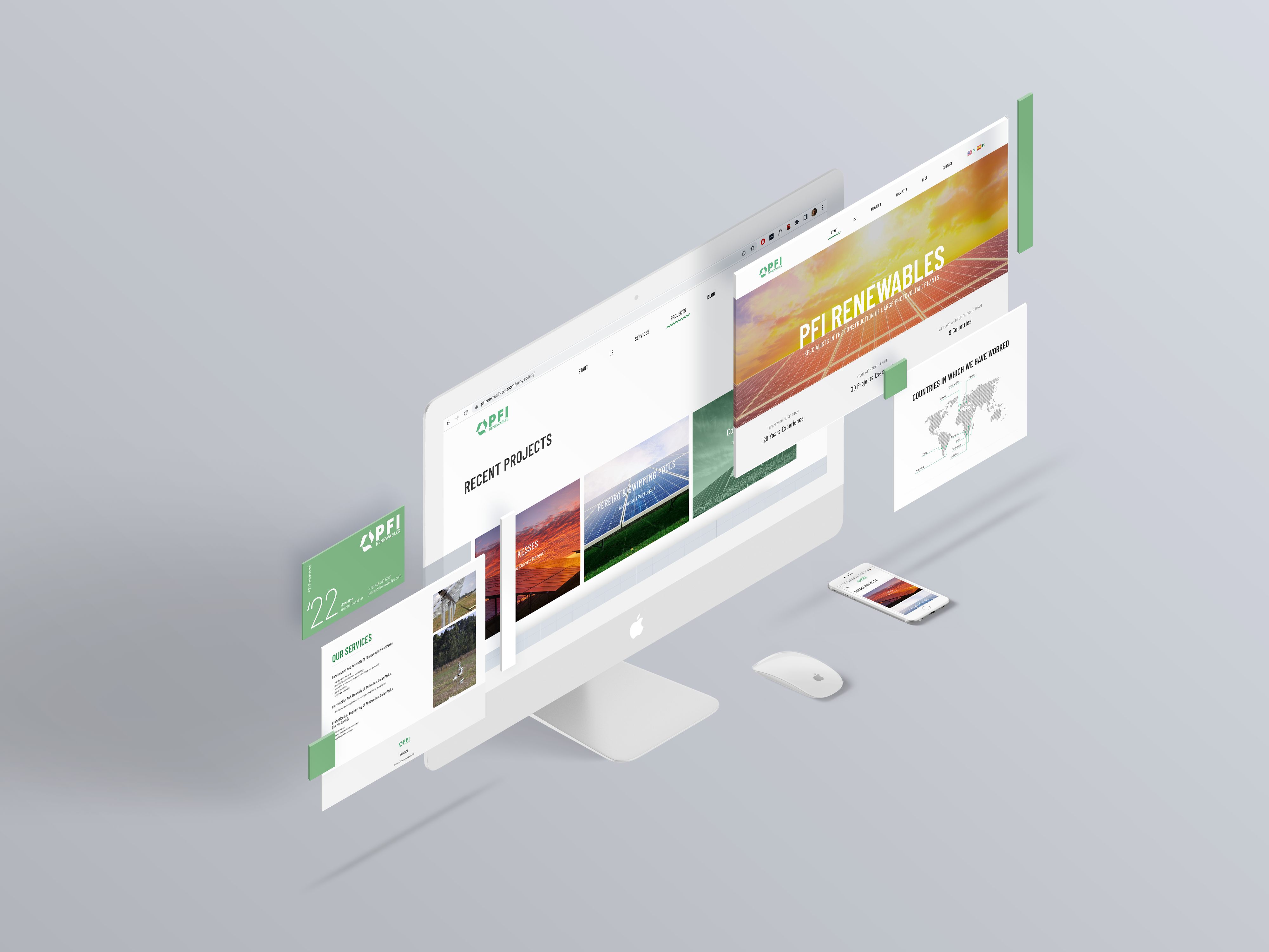Tarjetas WEB ENERGÍA SOLAR