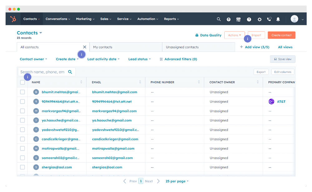HubSpot CRM