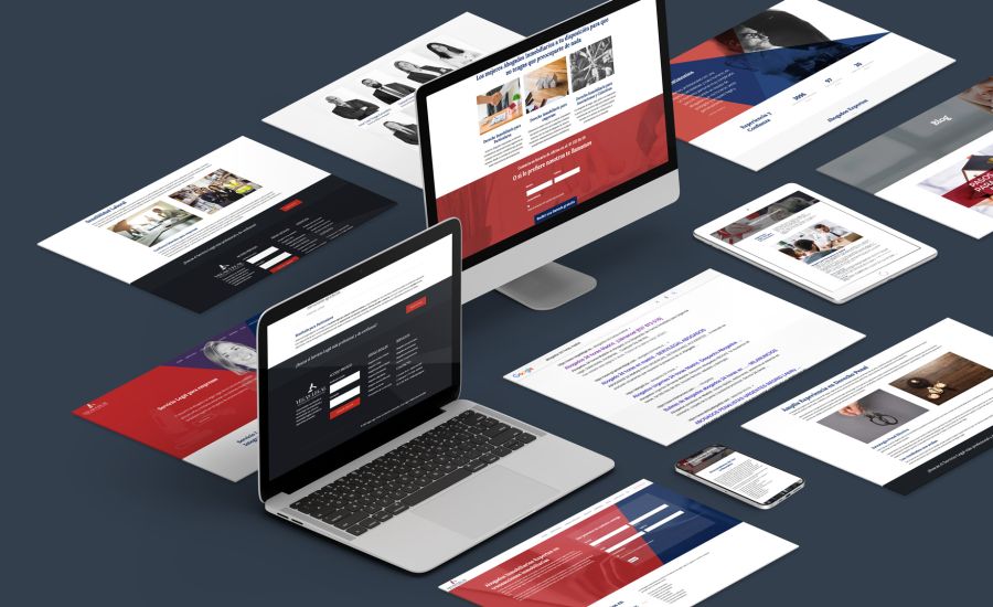 mockup diseño web vegas legal
